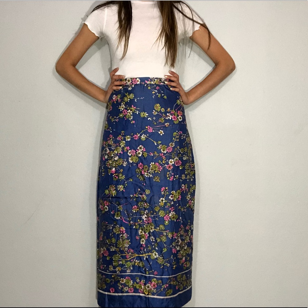 ‼️❗️SOLD❗️‼️Handmade floral maxi skirt
